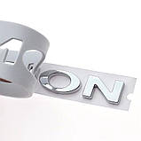 Емблема напис Fusion для Ford (Хром) 152х16 мм (на скотчі) 6E5Z5442528A, фото 2