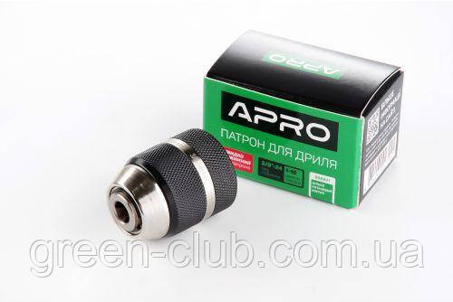 Патрон для дриля швидкозатискний 3/8*24, 1,0-10 мм APRO 898921, фото 1