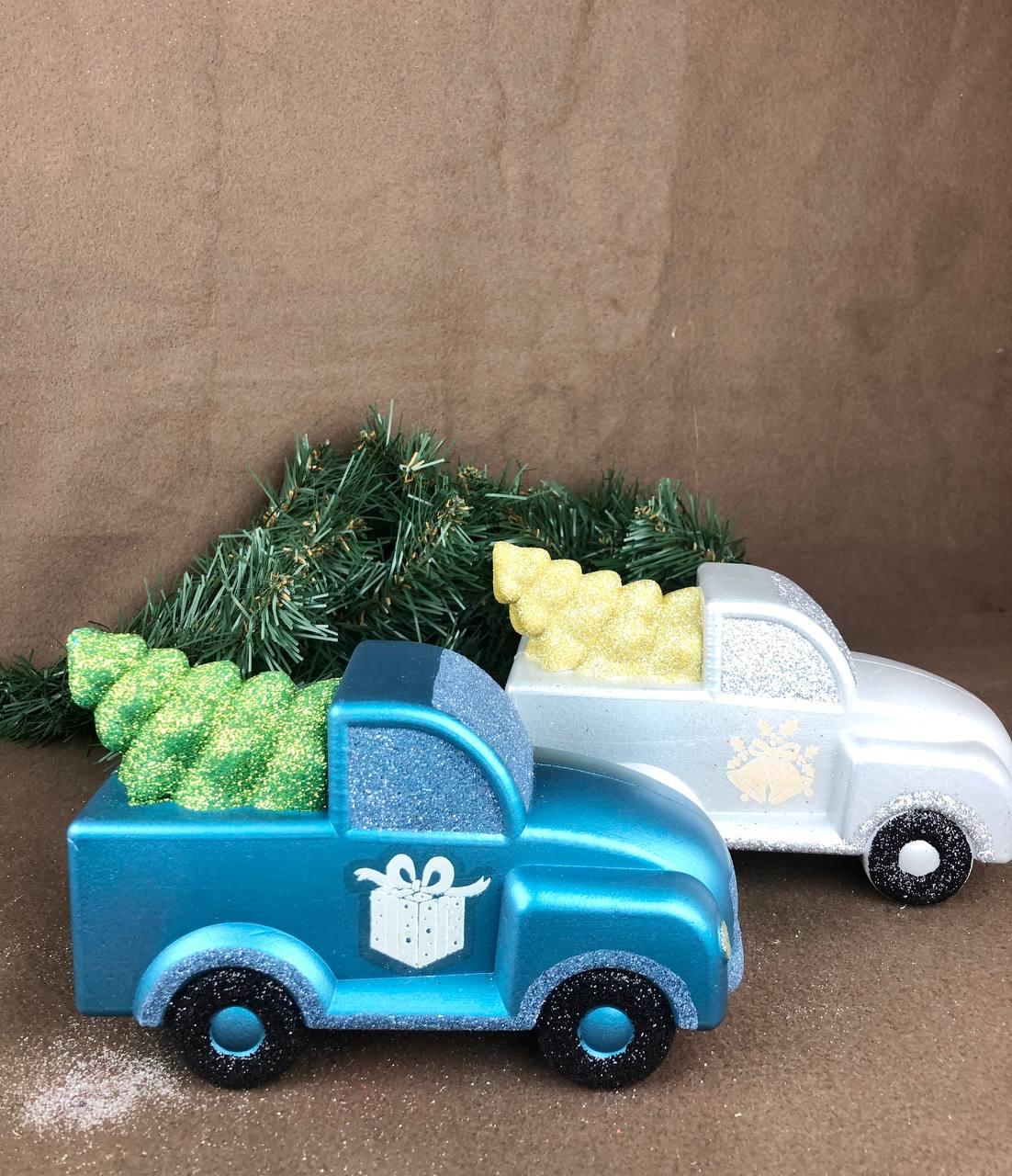 Фігура новорічна "Машинка" 20х12 см