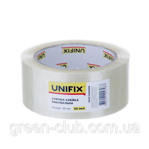 Скотч упаковковий SK50-5400266-200 200 50 мкм 45 мм UNIFIX SK50-5400266, фото 1