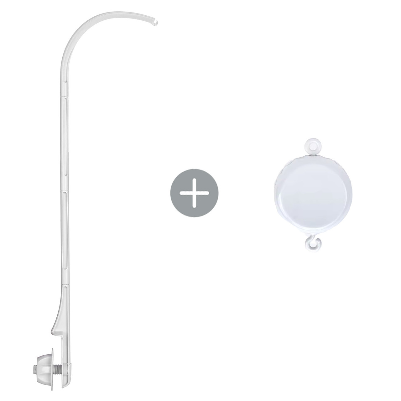 Комплект: Блок для мобілю на 24 мелодії + основа пластикова (без хрестовини), фото 1