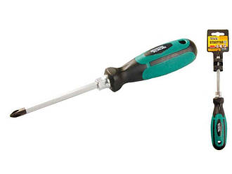 Викрутка посилена хрестова PH2x100 45-8210 ТМ MASTER TOOL BP