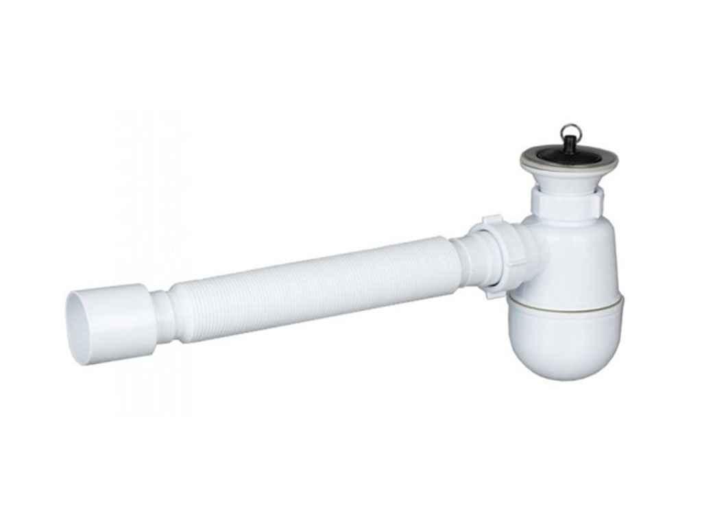 Сифон К1310 (Кухня-Еліт) нержавіючої L=850мм d=88mm ТМ SOLO PLAST BP