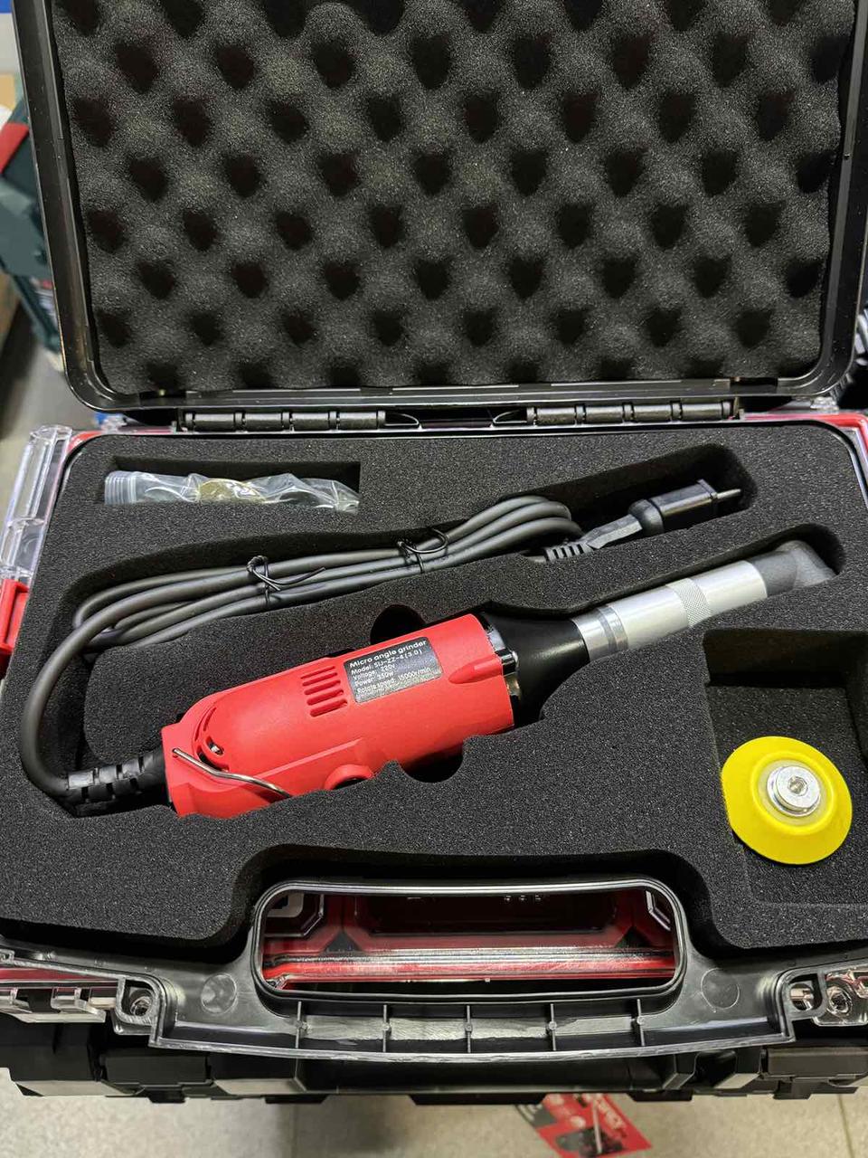 Кутова шліфмашина (гравер) FIXTOOL Pomogator В КЕЙСІ