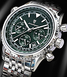 Якісний круглий годинник з металевим ремінцем з японським механізмом, фото 7