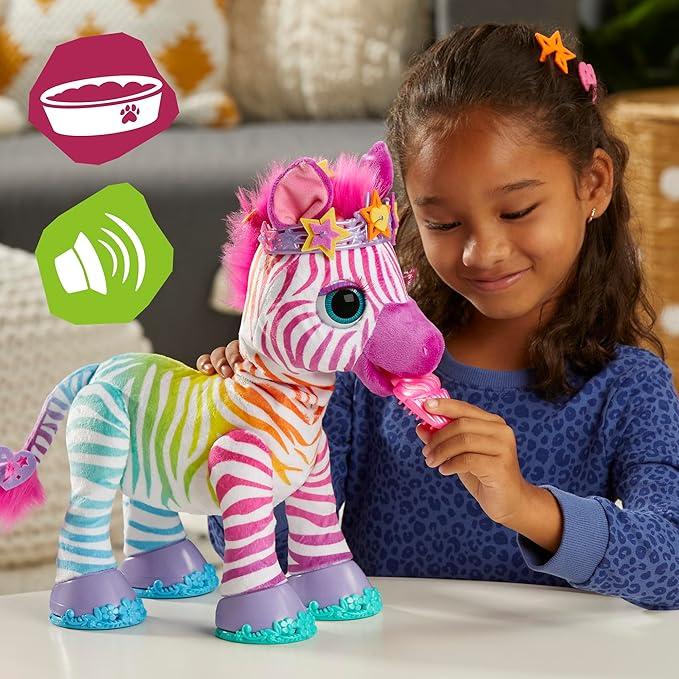 Furreal Friends Інтерактивна райдужна Зебра furReal Zenya My Rainbow Zebra F6373
