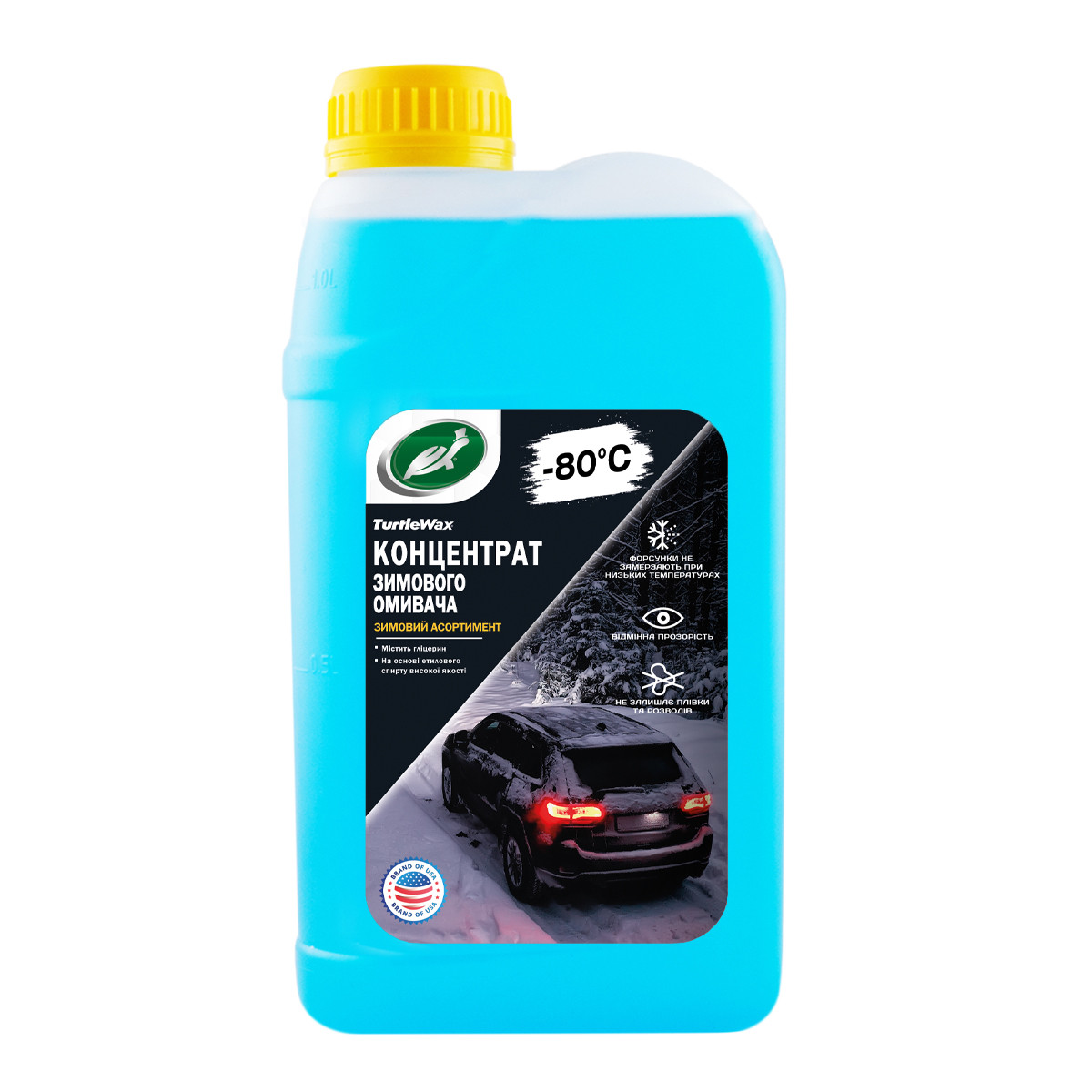 Концентрат зимового омивача для авто скла Turtle Wax -80oC 1 л