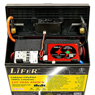 リィリー　e4 4つ Литиевый Аккумулятор LiFeR АКБ 12 в 30 ач LiFePO4