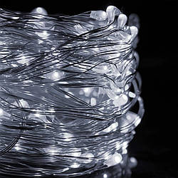 Гірлянда "Роса" 20 м,200 Led,8 режимів, на USB Білий