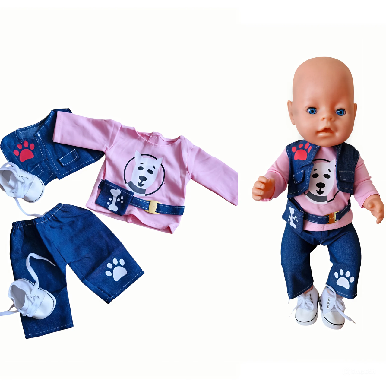 Одяг для ляльки Бебі Борна / Baby Born 40-43 см одягу та взуття лапка 8893