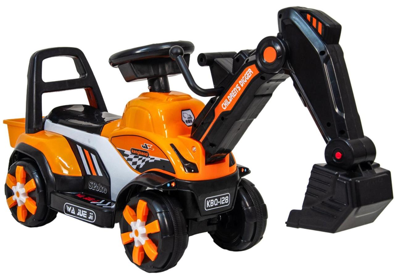 Екскаватор дитячий трактор великий Spoko SP-128 жовтий