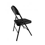 Стілець розкладний Bonro B-019 чорний (2 шт), фото 2