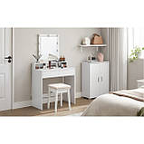 Туалетний столик з підсвіткою Bonro B055 білий, фото 7