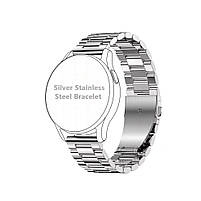 Комплект для годинника Xiaomi Watch S3 сріблястий (чохол + ремінець Rolex design 22 мм), фото 8