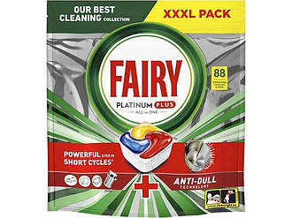 Таблетки для посудомийних машин 88шт Platinum Plus Все-в-1 ТМ FAIRY BP