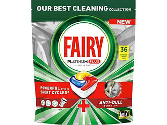 Таблетки для посудомийних машин Platinum Plus Лимон 36шт ТМ FAIRY BP