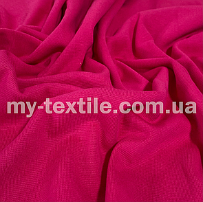 Рибана гладка трикотажна гумка ширина 180 см Малиновий ТТ-44