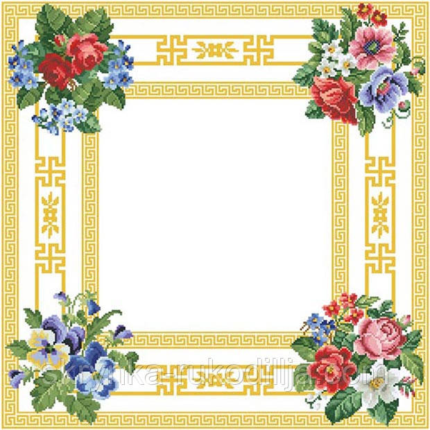 Заготовка для вишивання скатертини ТР-039 Безконечник Барвиста Вишиванка