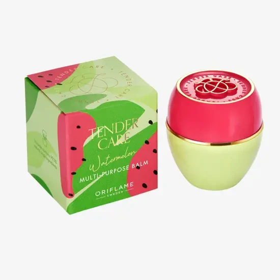 Бальзам бочонок для губ пом'якшувальний засіб з олією кавуна Tender Care Protecting Balm Oriflame, 10.5 мл
