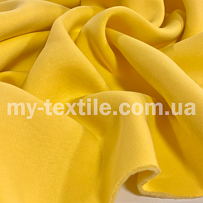 Тканина тринитка з начосом Пеньє Туреччина Жовтий