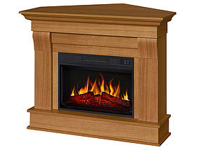 Декоративний електричний камін обігрівач з порталом для дома ArtiFlame Albion AF23S світлий дуб, фото 3