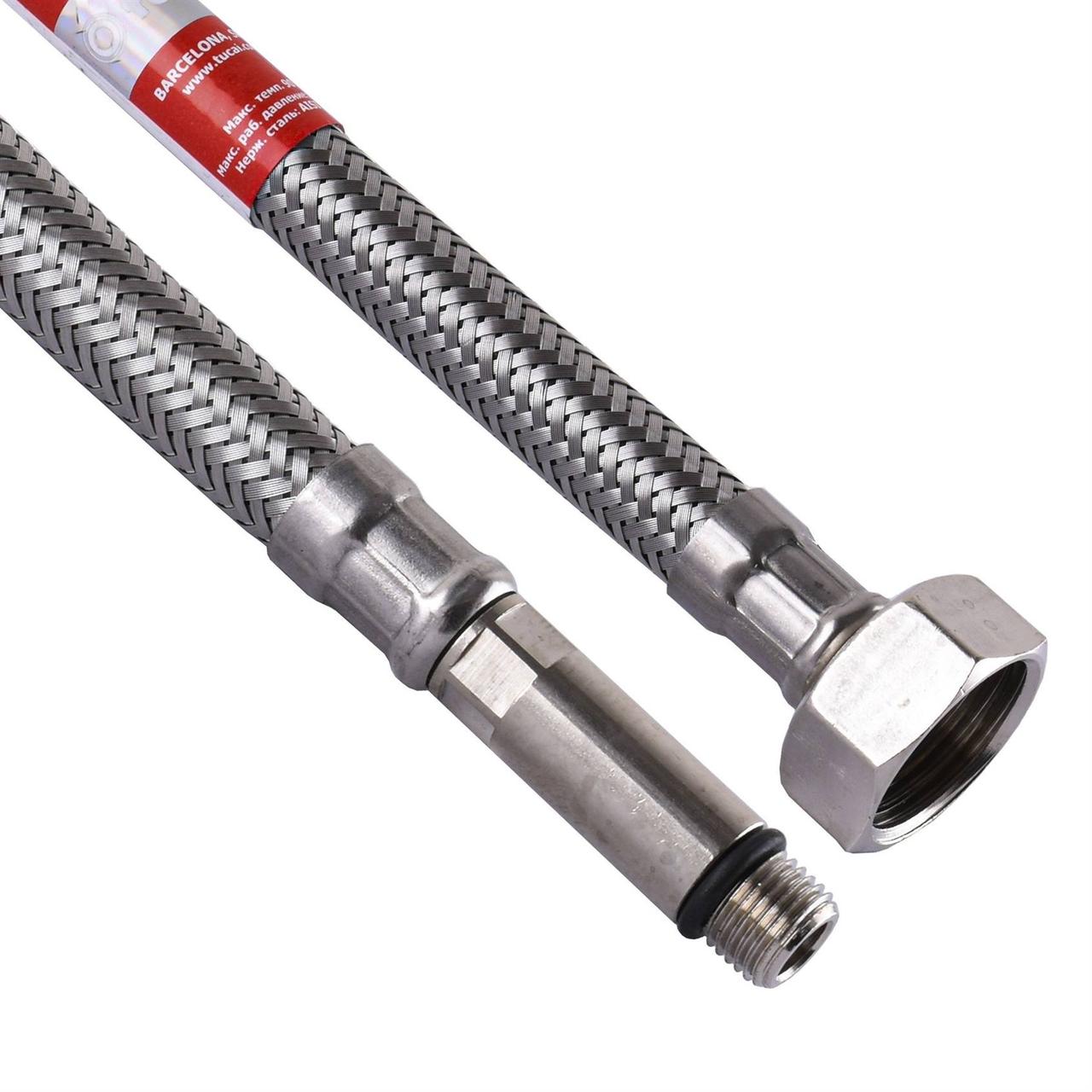 Шланг для змішувача TUCAI М10х1/2″ довгий штуцер 0,3м TAQ GRIF 200792, фото 1