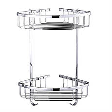 Полочка двойная угловая TOPAZ 4124