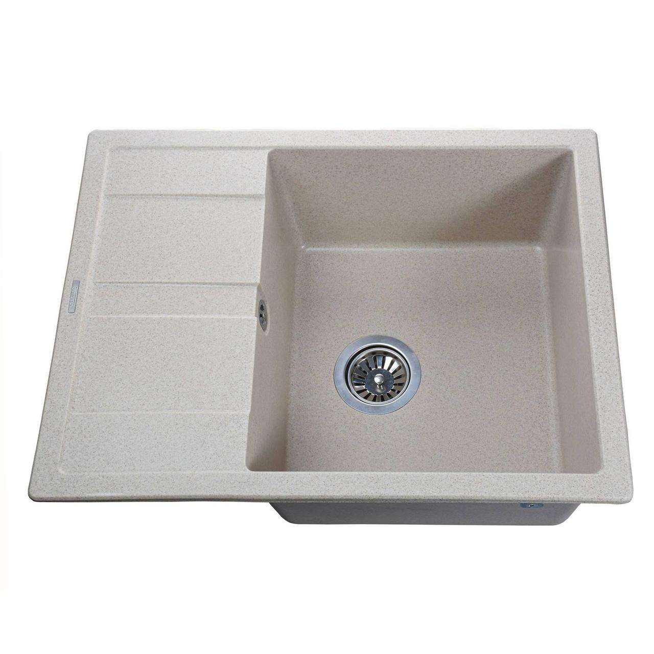 Гранитная мойка Globus Lux ONE песчаная 650х500мм-А0004, фото 1