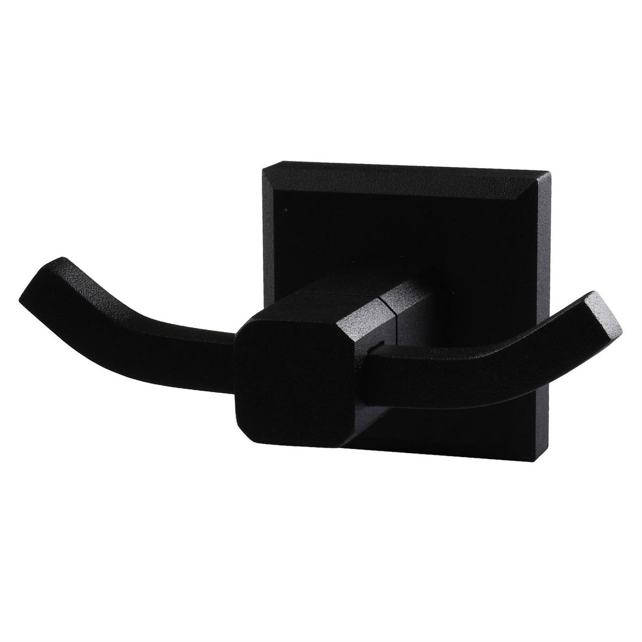 Крючок двойной TOPAZ TКВ 9925-BL черный, фото 1