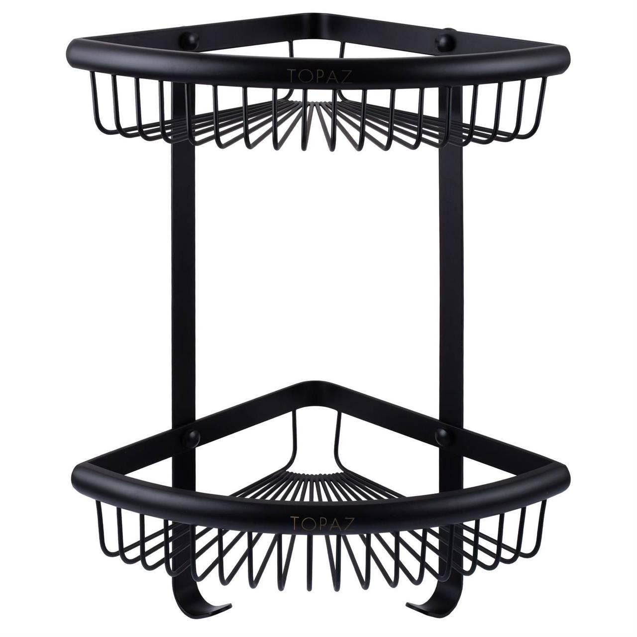 Полка двойная угловая TOPAZ TKB-4115-2-BL, фото 1