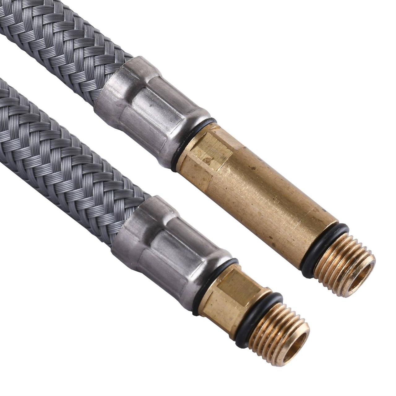 Шланг для змішувача TUCAI М10х3/8″ 0,8м АНТИКОРОЗІЯ TAQ GRIF AСB 207416 ПАРА, фото 1