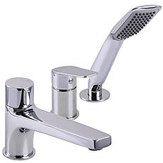 Смеситель для ванны TOPAZ CAPRI TCA-15111-H43 встроенный, 3 выхода картридж D35 (комплект)