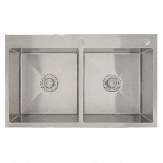 Кухонная мойка GAPPO GS8350 накладная 830x500 мм, нержавеющая сталь.