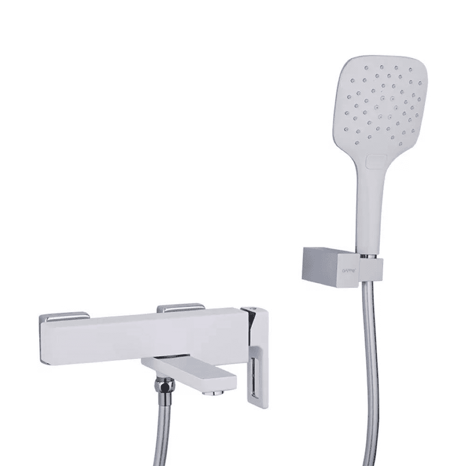 Смеситель для ванны GAPPO G3217-8, белый/хром