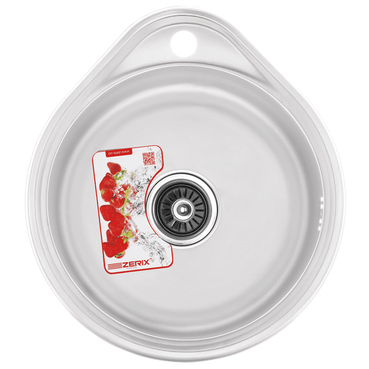 Мойка кухонная Zerix Z4843-08-180MD (micro decor) (ZS0568), фото 1
