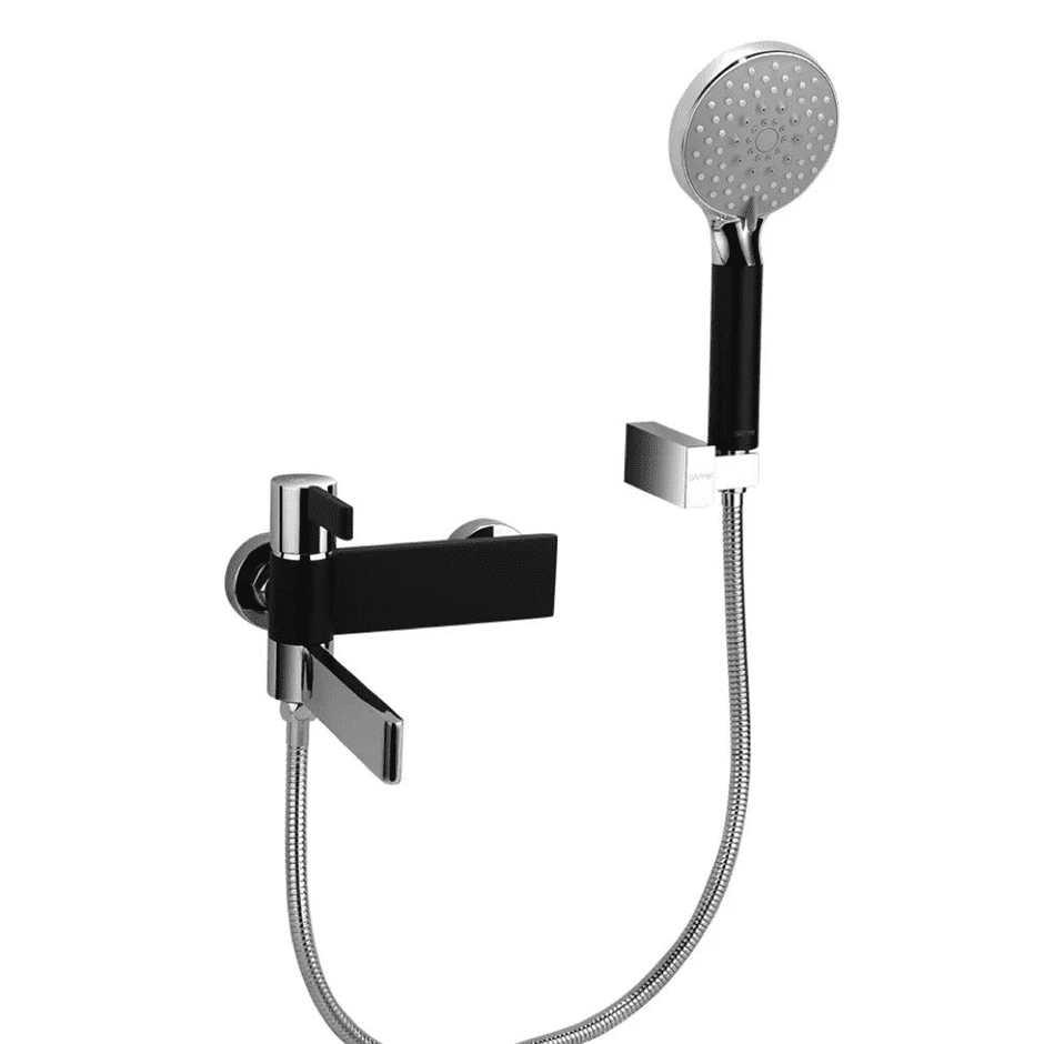 Смеситель для ванны GAPPO G3281, черный хром.