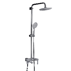 Душевая система GAPPO G2402-8, излив - переключатель на лейку, белый/хром