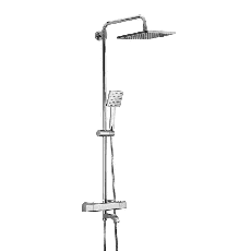 Душевая система с термостатом GAPPO G2491, излив - переключатель на лейку, хром