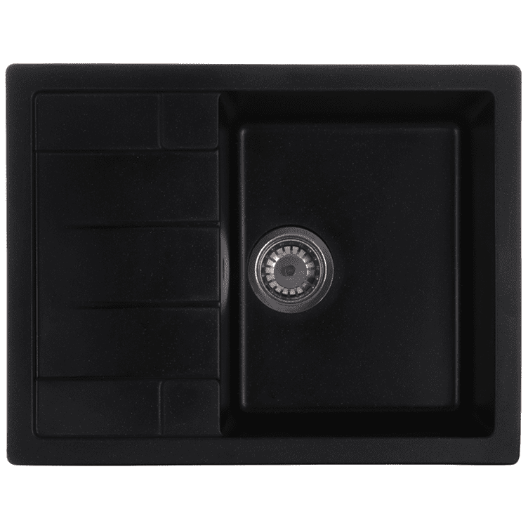 Мойка кухонная Zerix ZS-6550S-14 Черный металлик (ZX4546), фото 1