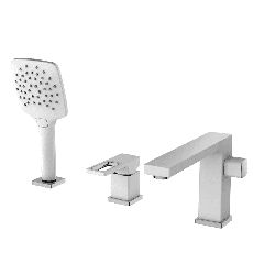 Смеситель для ванны на борт GAPPO G1117-8, белый/хром