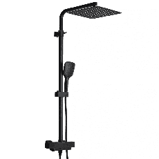 Душевая система GAPPO G2417-60 термостат, излив - переключатель на лейку, черный
