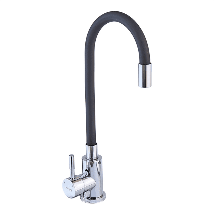 Смеситель для кухни Mixxus SUS-011 Chrome Refl.Black (нерж. сталь) (MI6223), фото 1