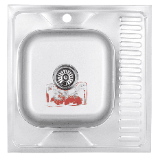 Мойка кухонная Zerix Z6060L-06-160E (Satin) (ZM0568)