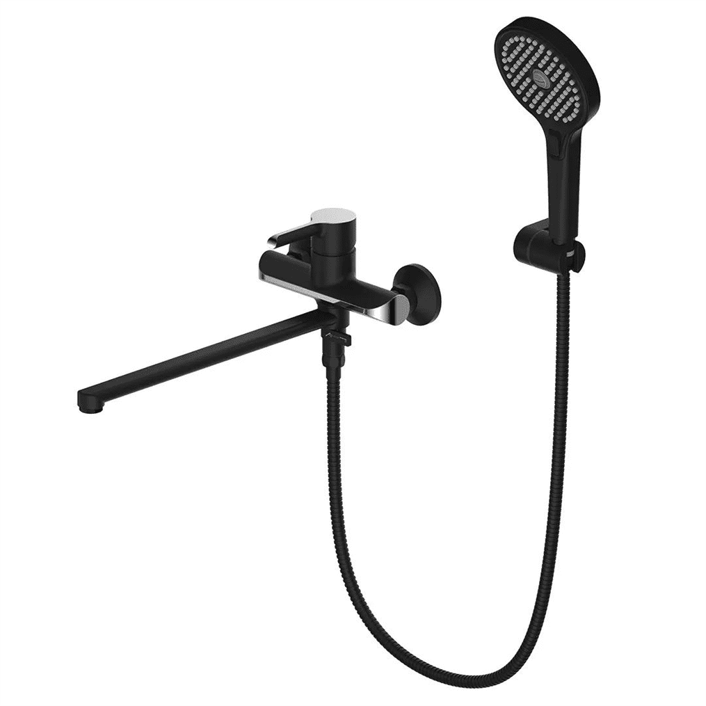 Смеситель для ванны GAPPO G2203-6, черный/хром