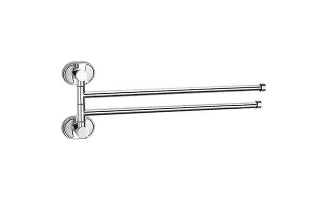 Держатель для полотенца Frap F1912 поворотный 2-й, 370 мм, хром, фото 1