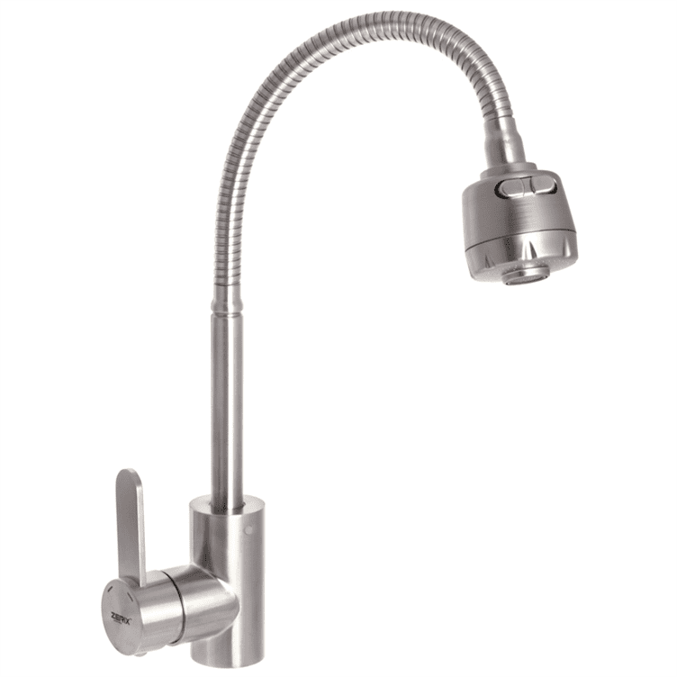 Смеситель для кухни Zerix LR74304 с рефлективным изливом (LL1207), фото 1