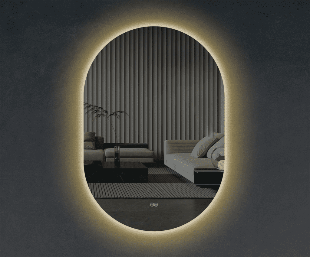 LED зеркало - 347 +- 60*80/ подсветка + антизапотевание ( А0054901 )