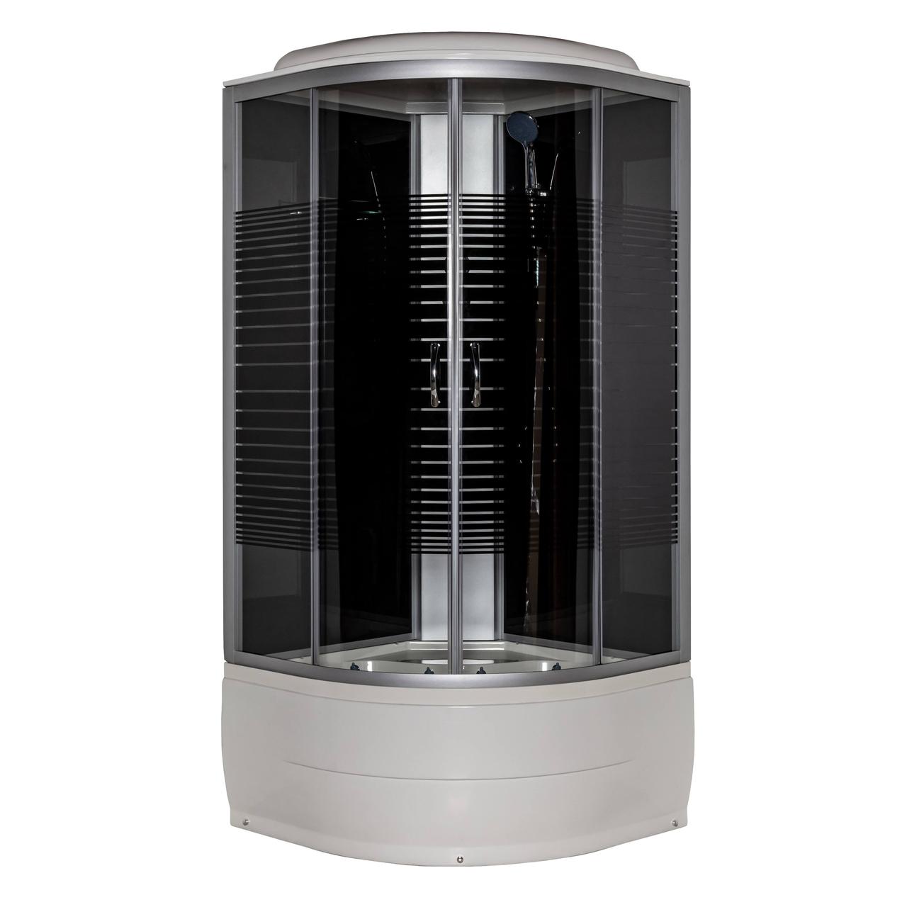 Гідромасажний бокс 95 BF JK Black Line 90х90х217 глибокий піддон, фото 1