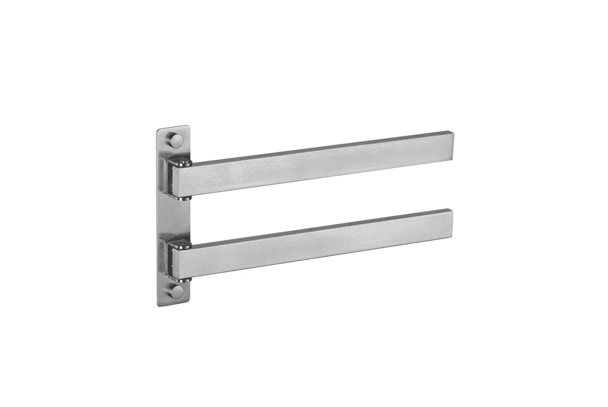 Полотенцедержатель Frap F30412 поворотный 2-й, нержавеющая сталь, 278 мм, фото 1