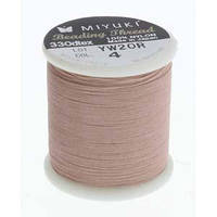 Нитка для бісеру Miyuki, котушка 50 м, №4, пудра